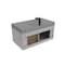 Castello Usa Thames 36-inch Gray Vanity Set with Gray Top and Black Handles CB-MC-36G-BL-20146-GR - alternate 2